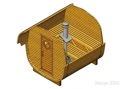 Баня-октабочка "Эконом" миниатюра 1