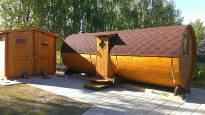 Баня-бочка "Эксклюзив" миниатюра 2