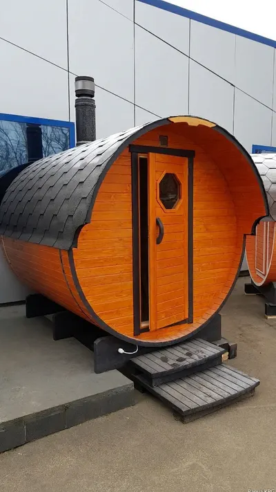 Баня-бочка «Эконом» 2×2 миниатюра 2